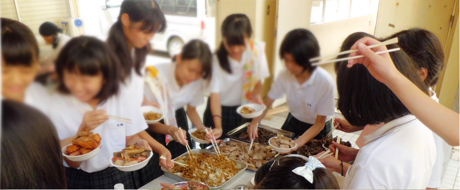 中学校部活動の手ぶらで福岡出張バーベキュー